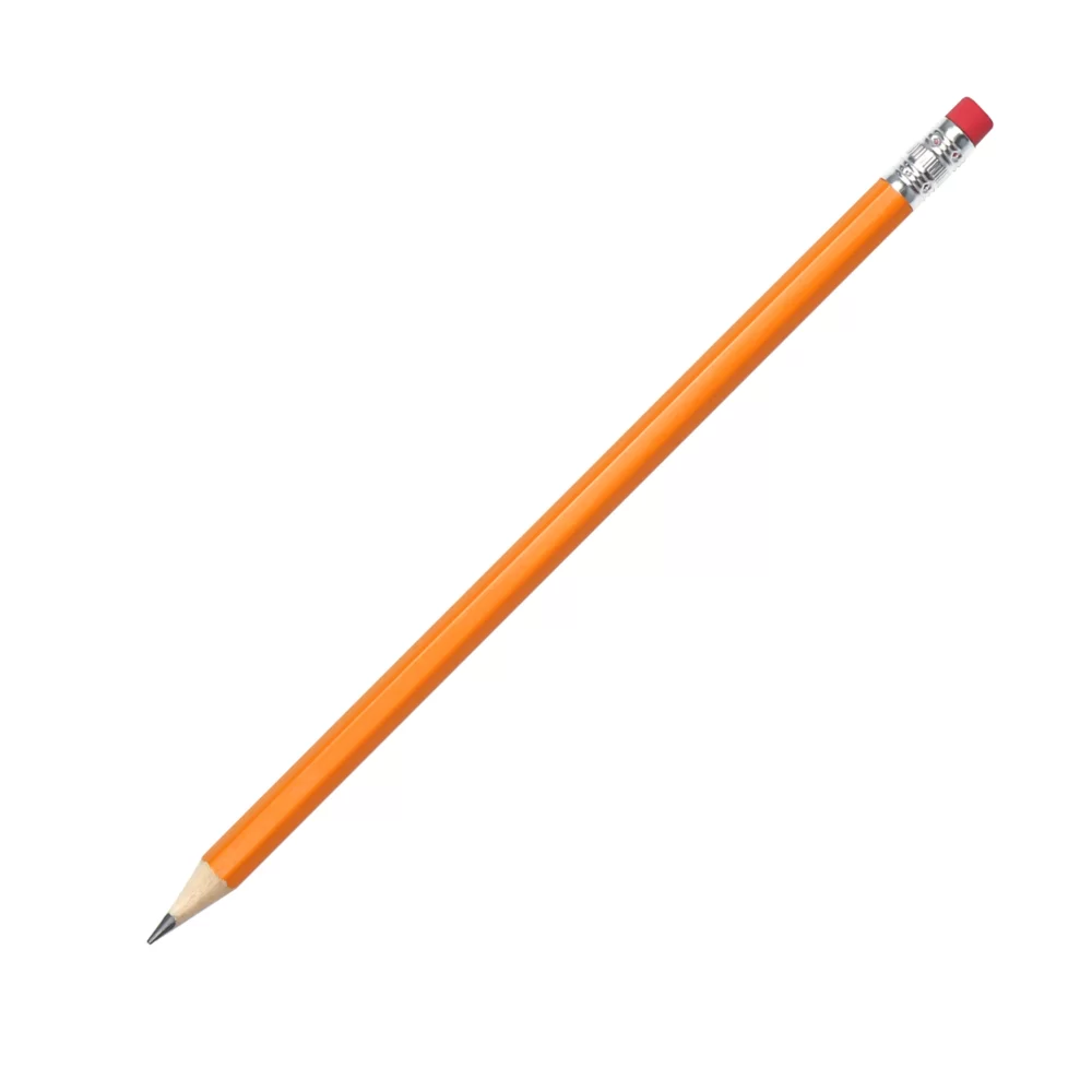 Custom Hexagonal Pencil with Black Lead and Eraser