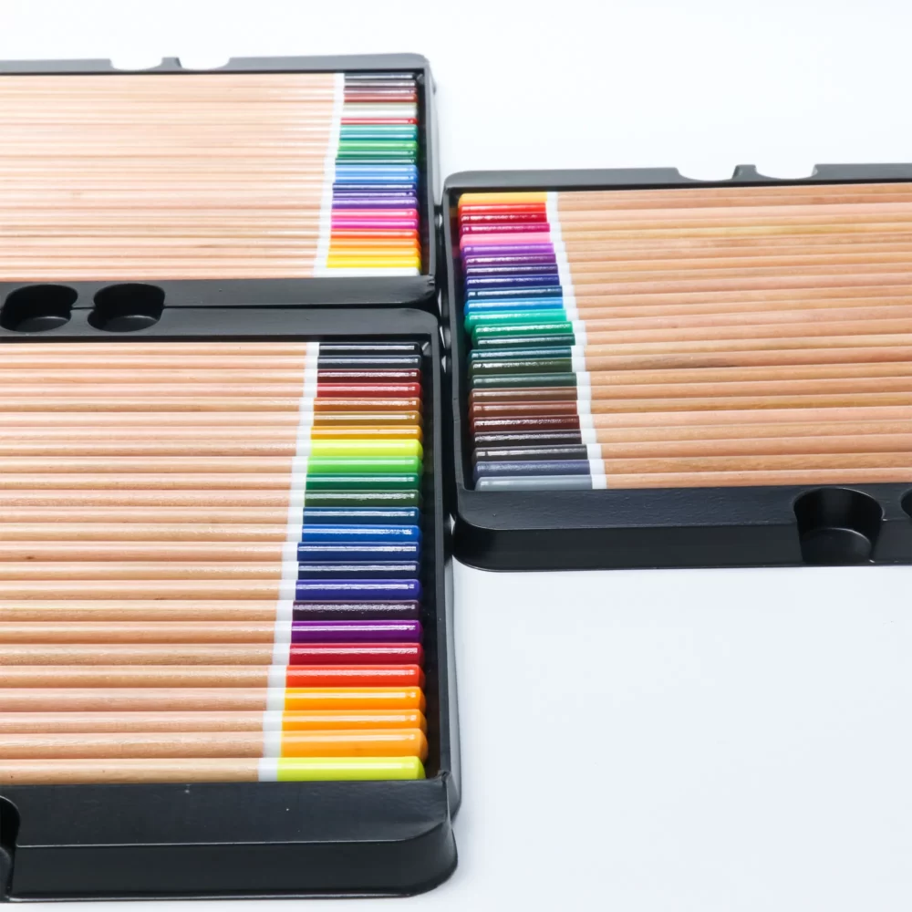 Custom Iron Box With 72 Colored Pencils 4