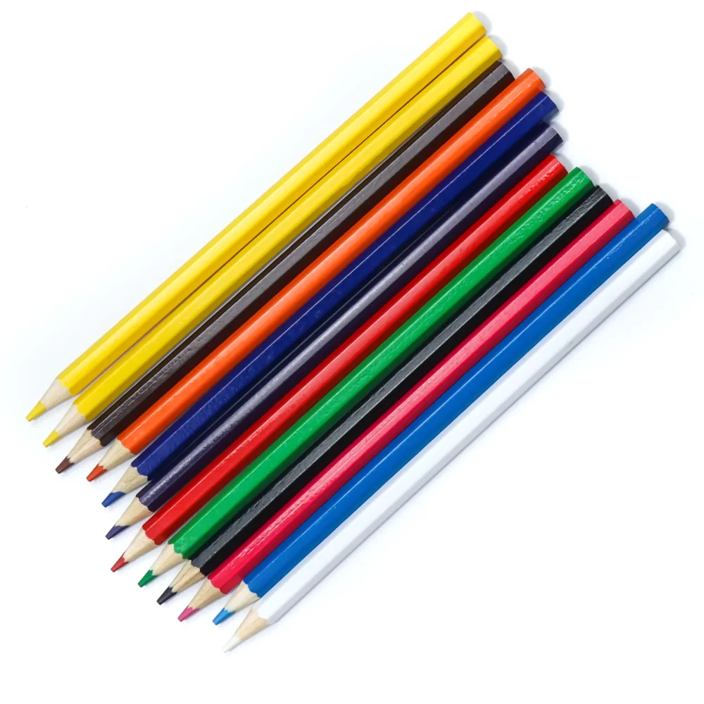 Hexagonal colored pencil