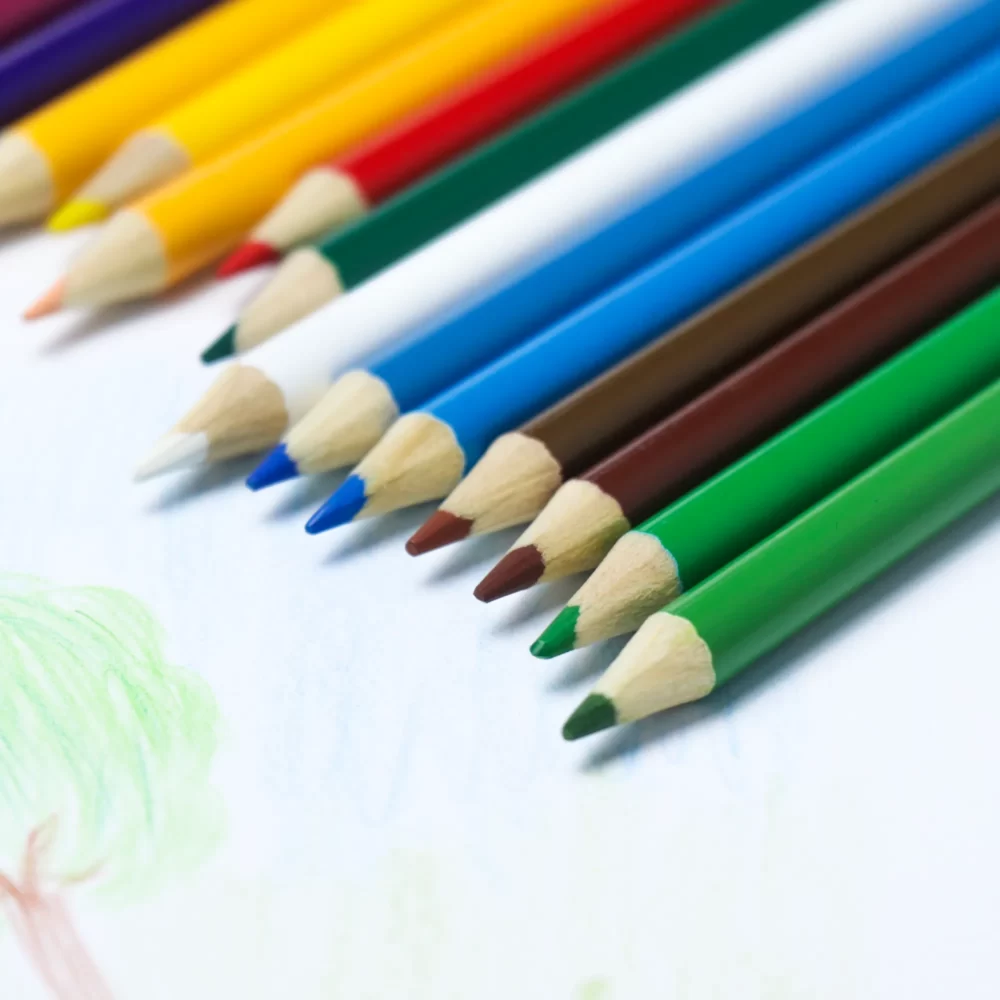 bulk Round colored pencils