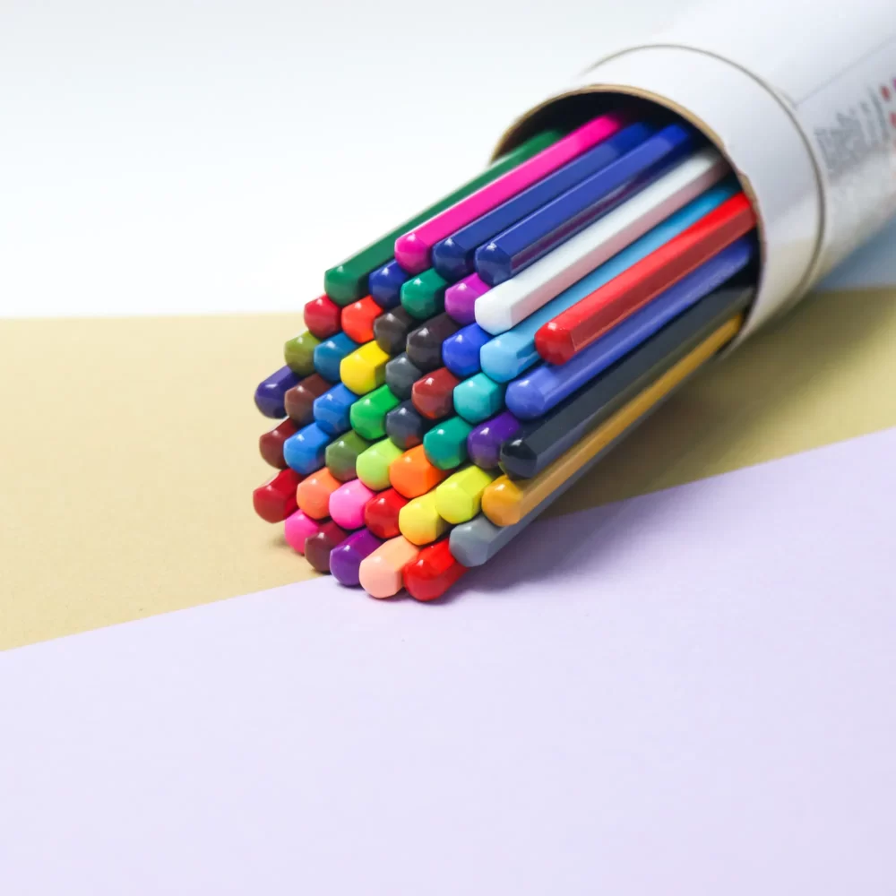 custom Coloured Pencil In Bucket